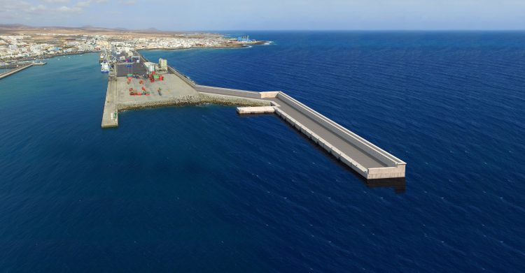 Arranca la construcción del dique muelle comercial del Puerto de Puerto del Rosario