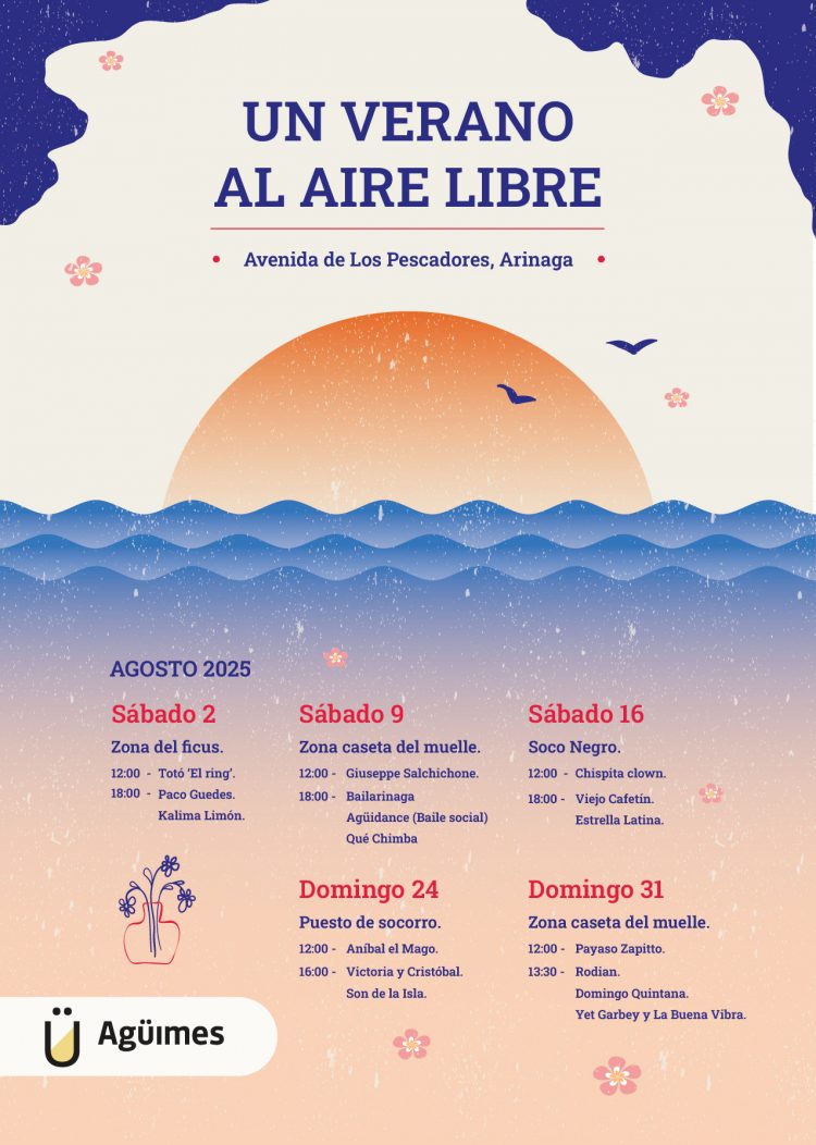 ‘Un verano al aire libre’ vuelve a Arinaga con espectáculos infantiles y música en vivo