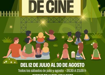 El parque de la Paz de los Llanos se convierte en un cine todos los sábados de julio y agosto 