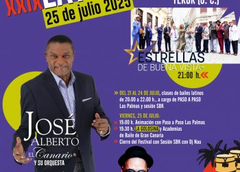 El Festival Latino de Teror llega este viernes con José Alberto ‘El canario’,  ‘Estrellas de Buena Vista y Más’ (Cuba), Pinto Picasso y La Golosina