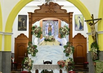 Lomo Magullo celebra este sábado la Bajada de la Virgen de Las Nieves, única en Telde