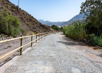 Recta final para la primera fase de la senda verde de Mogán