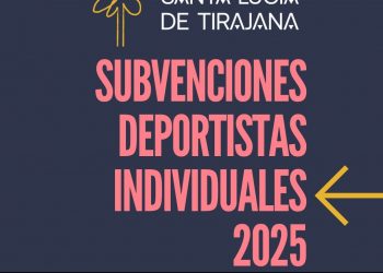 DEPORTISTAS DE SANTA LUCIA PODRÁN OPTAR POR PRIMERA VEZ A SUBVENCIONES INDIVIDUALES