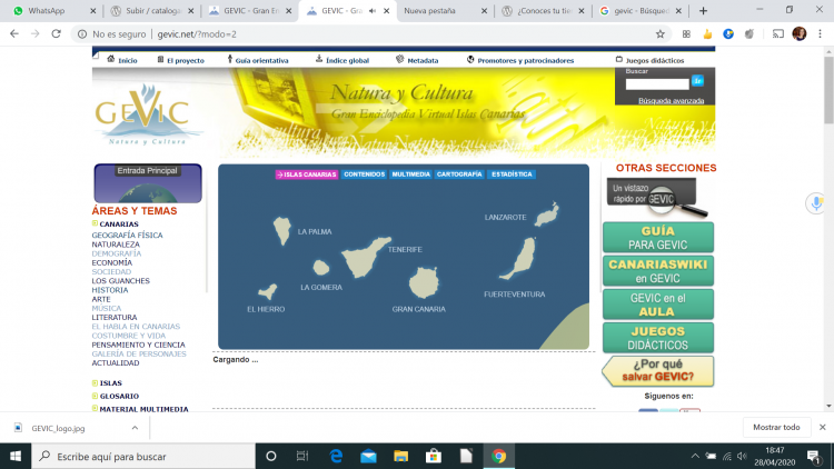 El Gobierno culmina el trámite para adquirir la Enciclopedia Virtual de Canarias como bien patrimonial