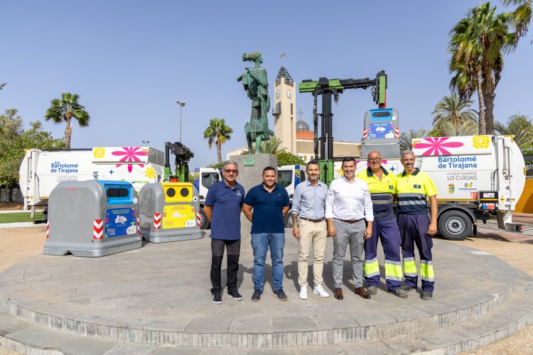 560 nuevos contenedores y una flota renovada revolucionan la recogida de envases y papel en San Bartolomé de Tirajana