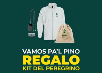 ‘Vamos p’al Pino’ regalará este domingo a un millar de peregrinos/as un kit para el camino