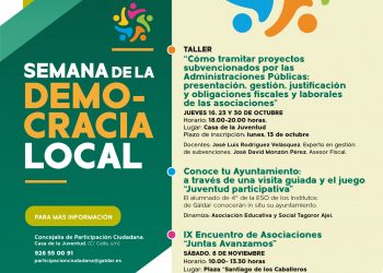 Gáldar celebra la Semana de la Democracia Local 2025