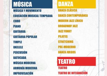 Telde amplía su oferta para el inicio del nuevo curso de la Escuela Municipal de Música, Danza y Teatro