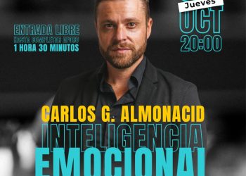 El Centro Cultural Guaires alberga el 9 de octubre una conferencia de Inteligencia Emocional de Carlos G. Almonacid