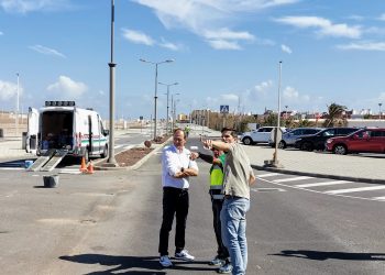 El Paseo del Faro de Arinaga se abre al tráfico tras la finalización de las obras de mejora
