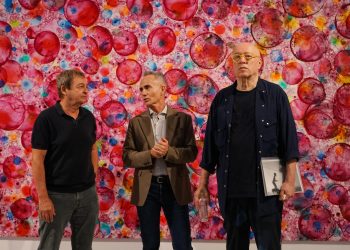 Dokoupil trae a La Regenta 28 obras de gran formato realizadas con pompas de jabón