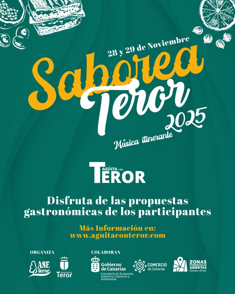La ruta de pinchos y tapas ‘Saborea Teror’ llega el 28 y 29 de noviembre