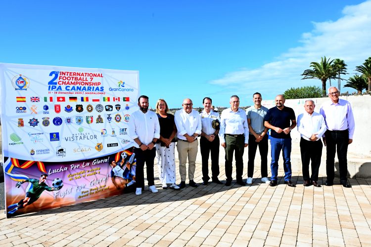 Maspalomas acogerá el II Campeonato Mundial de Fútbol 7 de la Asociación Internacional de Policías