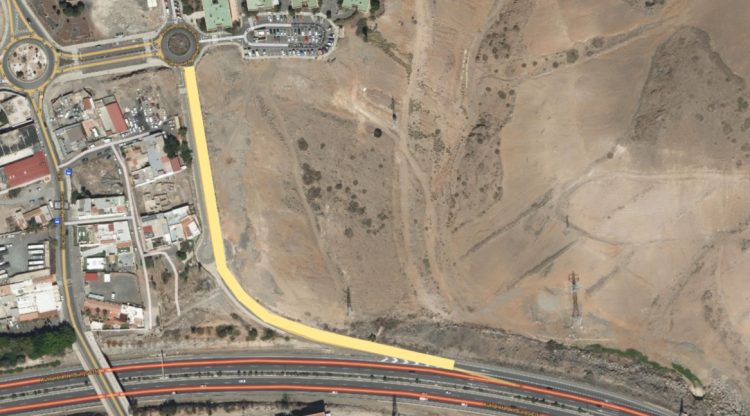 Los días 24 y 25 se cierra al tráfico el ramal de acceso al Lomo de Maspalomas desde la Autopista GC-1 por obras de asfaltado