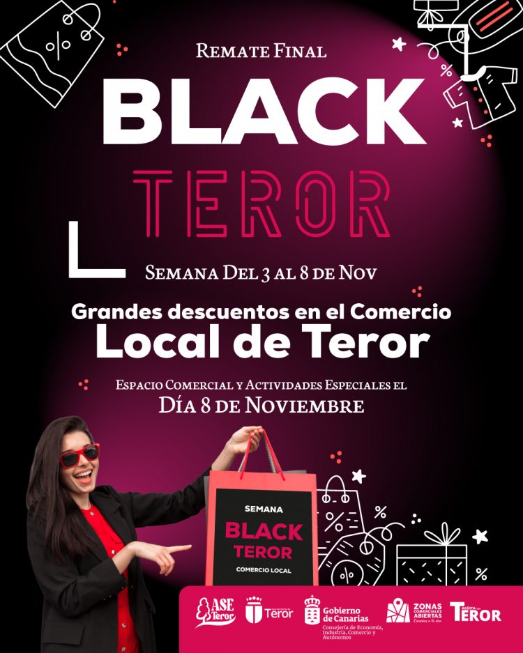 Teror se adelanta esta semana al Black Friday con grandes descuentos y sacando el sábado los comercios a la calle