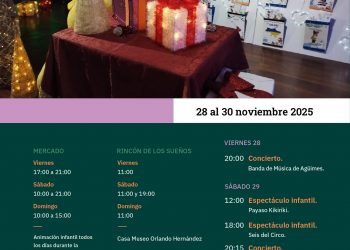 El mercado navideño de Agüimes llega este fin de semana con comercio, música y actividades familiares 