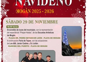 Mogán da la bienvenida a la Navidad el 29 de noviembre
