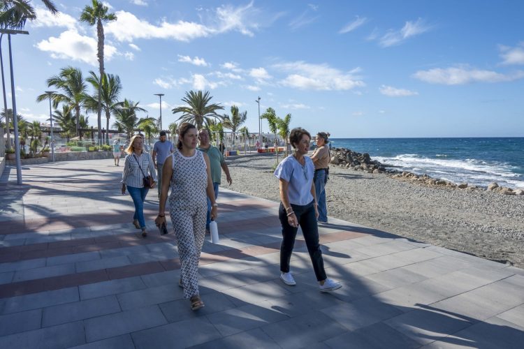 Mogán culmina la segunda fase del paseo marítima Marañuelas-Anfi, un nuevo hito