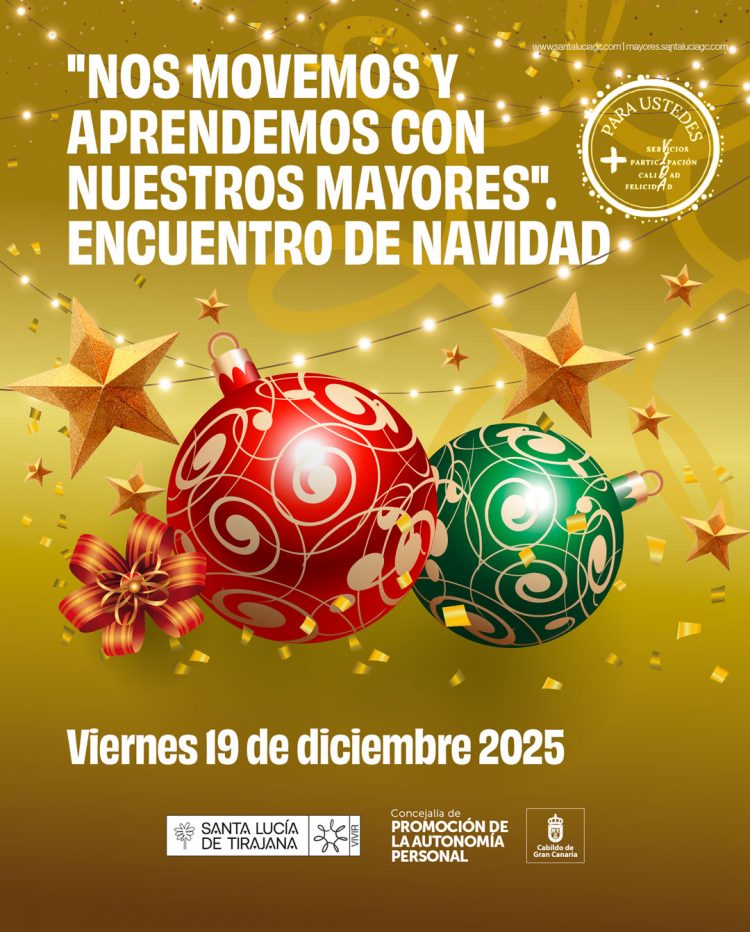 Santa Lucía celebrará el Encuentro Navideño de Mayores el 19 de diciembre en La Karpa municipal