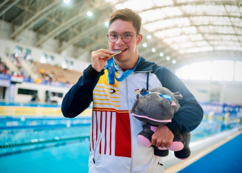 Un centenar de nadadores se dan cita en la sexta competición de Natación Adaptada en el CN Las Palmas