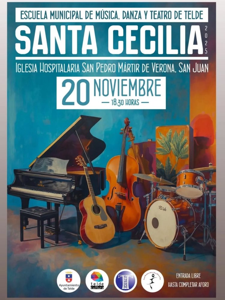 Telde celebra esta semana el Día de Santa Cecilia, patrona de la música, con una amplia programación cultural