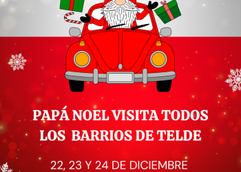Papá Noel toma las calles de Telde: ilusión, accesibilidad y Navidad en directo por todos los barrios de la ciudad