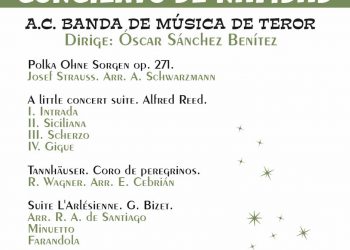 La Banda de Música de Teror ofrece su tradicional Concierto de Navidad el 25 de diciembre