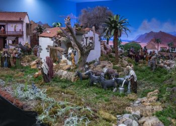 El Belén Ornamental de Mogán, con alma canaria