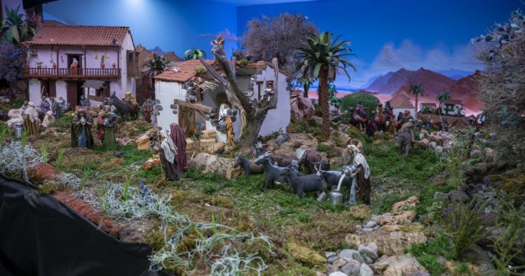 El Belén Ornamental de Mogán, con alma canaria
