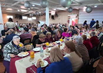 Almuerzos y actividades navideñas del Centro Ocupacional y de las personas mayores del municipio de Ingenio