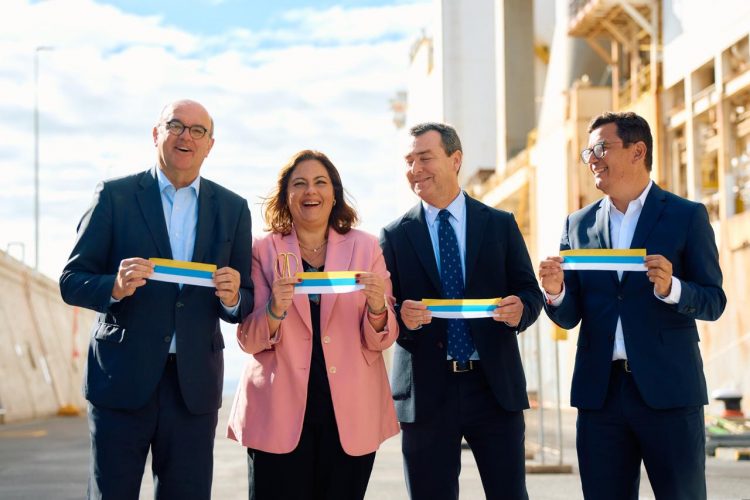 El Puerto de Las Palmas da un salto estratégico con la inauguración de la prolongación del Muelle de la Esfinge, clave para operar grandes buques energéticos