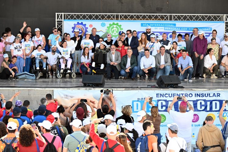El III Encuentro Insular por el Día Internacional de la Discapacidad reúne a cerca de 1.000 participantes en San Bartolomé de Tirajana