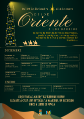 SBT pone en marcha ‘De Oriente a los Barrios’, una propuesta navideña que llevará talleres y magia a todo el municipio