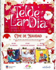 Teldelandia se convierte en un cine al aire libre con la proyección de tres películas navideñas este fin de semana
