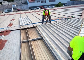 El techo del Pabellón de San Fernando gana en seguridad contra la lluvia