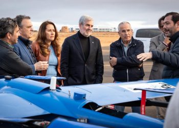 Clavijo destaca que Canarias Stratoport opera ya como referente europeo en soluciones innovadoras con aviación no tripulada