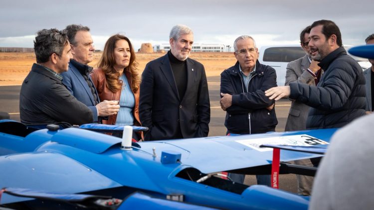 Clavijo destaca que Canarias Stratoport opera ya como referente europeo en soluciones innovadoras con aviación no tripulada