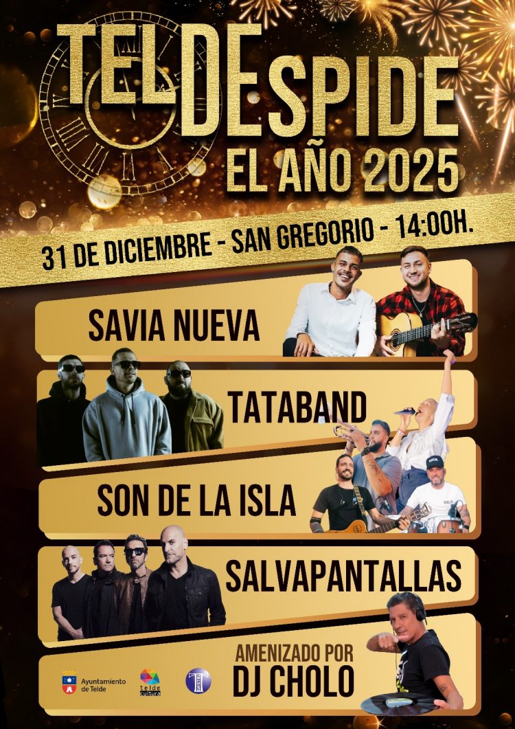 ‘TelDespide’ el 2025 a lo grande con cinco actuaciones musicales en San Gregorio
