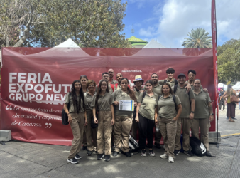 El alumnado del PFAE-GJ USB exhibe su aprendizaje en la feria Expofuturo 2025