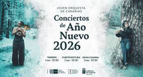 La Joven Orquesta de Canarias inaugura 2026 con sus tradicionales conciertos de Año Nuevo