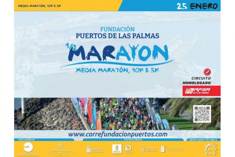 Quedan menos de 300 plazas para completar los 2.000 inscritos de la Media Maratón Fundación Puertos de Las Palmas