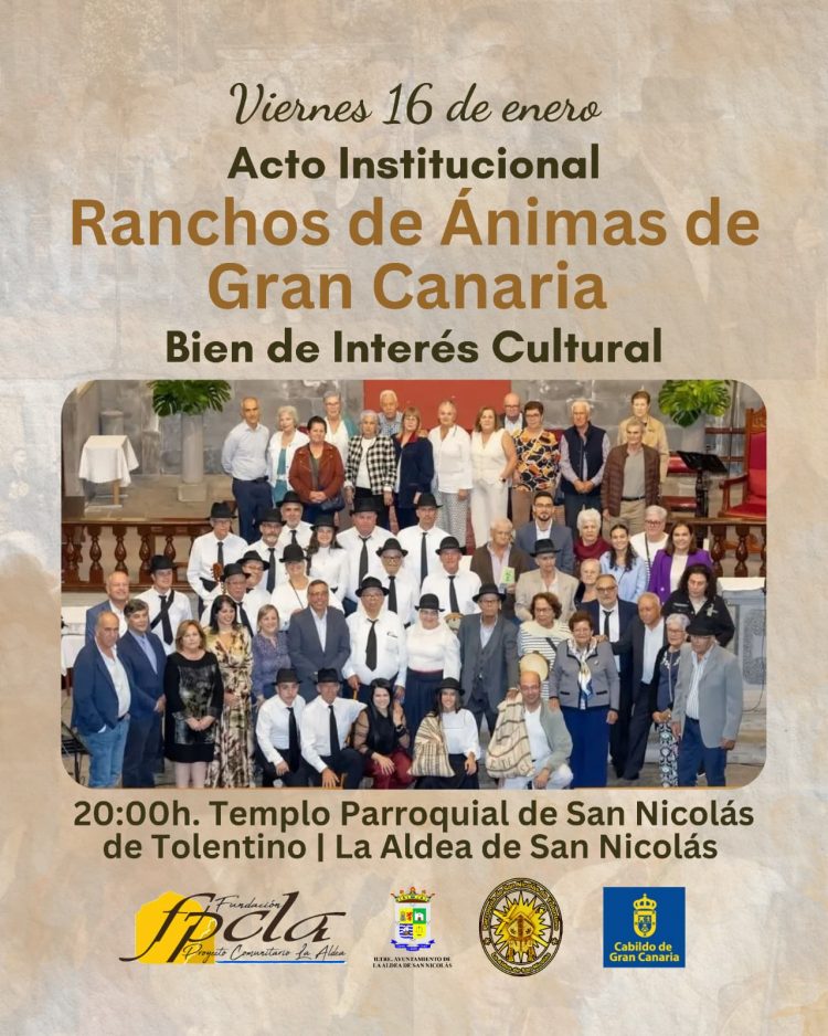 El Ayuntamiento de La Aldea de San Nicolás reconoce a los Ranchos de Ánimas de Gran Canaria como Bien de Interés Cultural