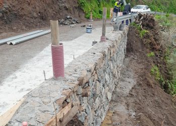 La carretera de El Piquillo en Pino Santo reabre al tráfico tras su reparación