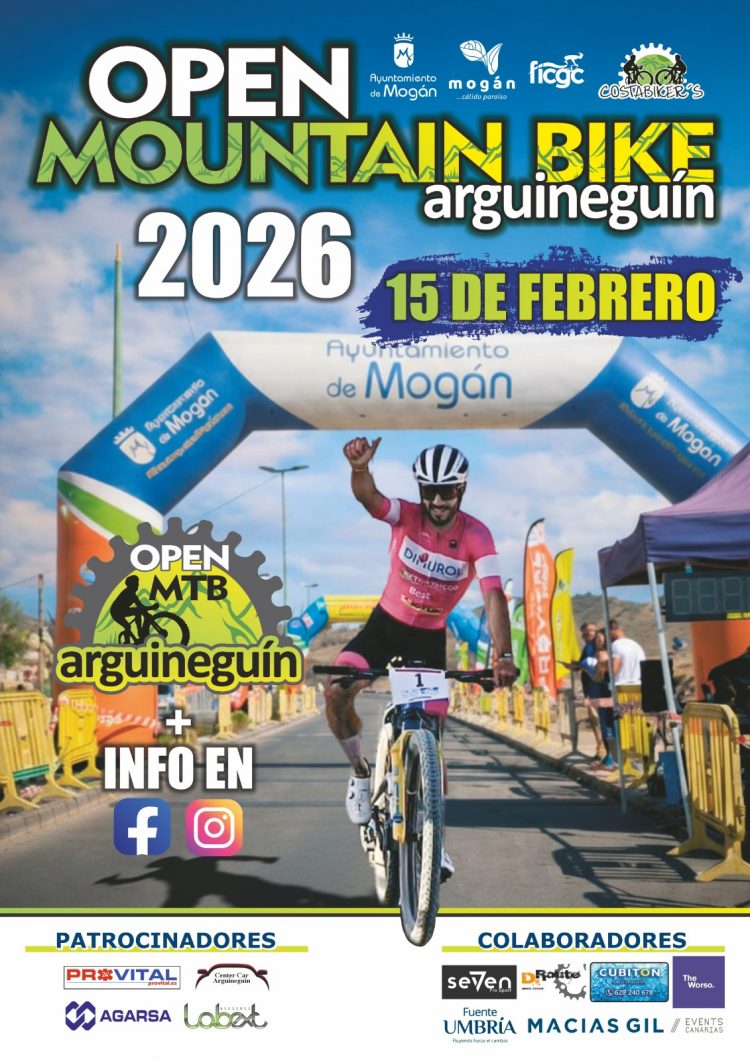 Abre la inscripción para el Open Mountain Bike Arguineguín 2026