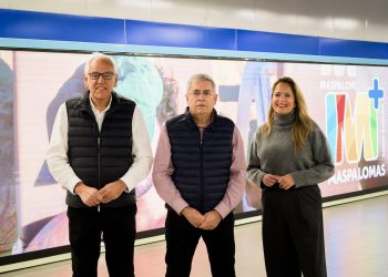 “Podría ser peor… podría no estar en Maspalomas”. San Bartolomé de Tirajana lleva su campaña de Fitur al Metro de Madrid