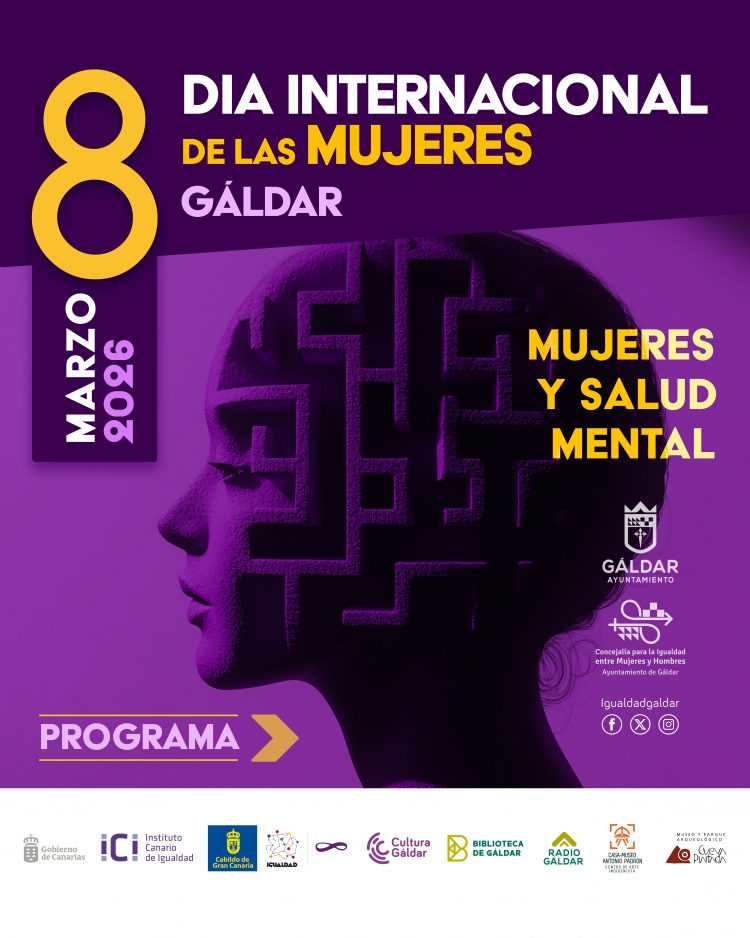 Gáldar celebra el Día Internacional de las Mujeres 2026 con un amplio programa bajo el lema ‘Mujeres y Salud Mental’