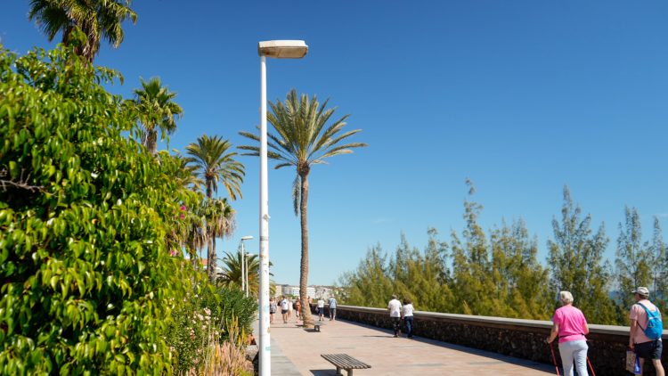 El Consorcio Maspalomas impulsa la eficiencia energética del Paseo Costa Canaria con una inversión de 475.000 euros