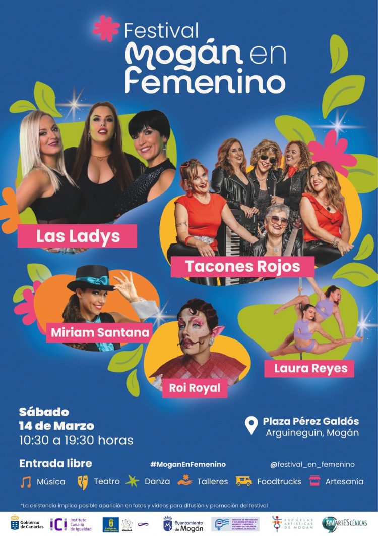 El 14 de marzo nace el Festival Mogán en Femenino, gran cita cultural del 8M