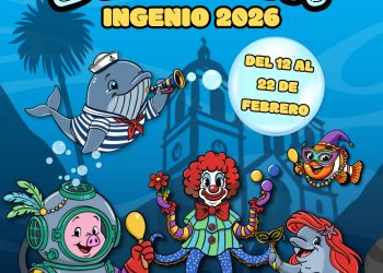 El Carnaval del Mar 2026 iza sus velas este jueves, trayendo a la Villa de Ingenio diez días de fiesta
