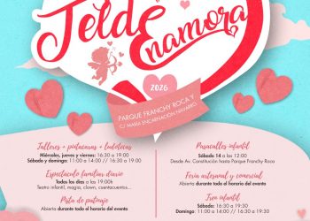 ‘Telde Enamora’ regresa al corazón de la ciudad con actividades familiares, feria artesanal, pista de patinaje y un tren del amor